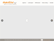 Tablet Screenshot of mentormarketing.de